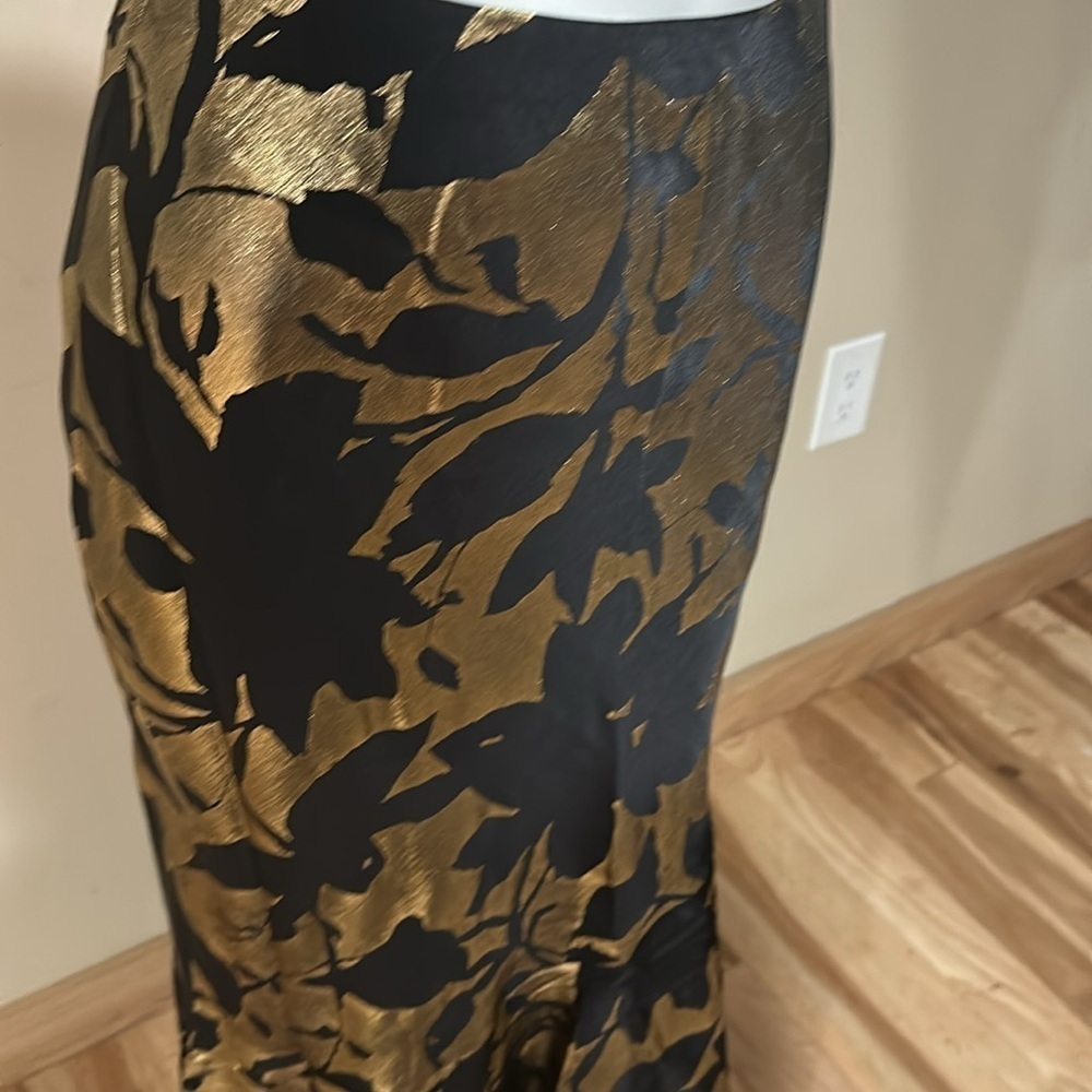 Banana Republic Factory LAMÉ TIERED MAXI SKIRT - Picture 5 of 7